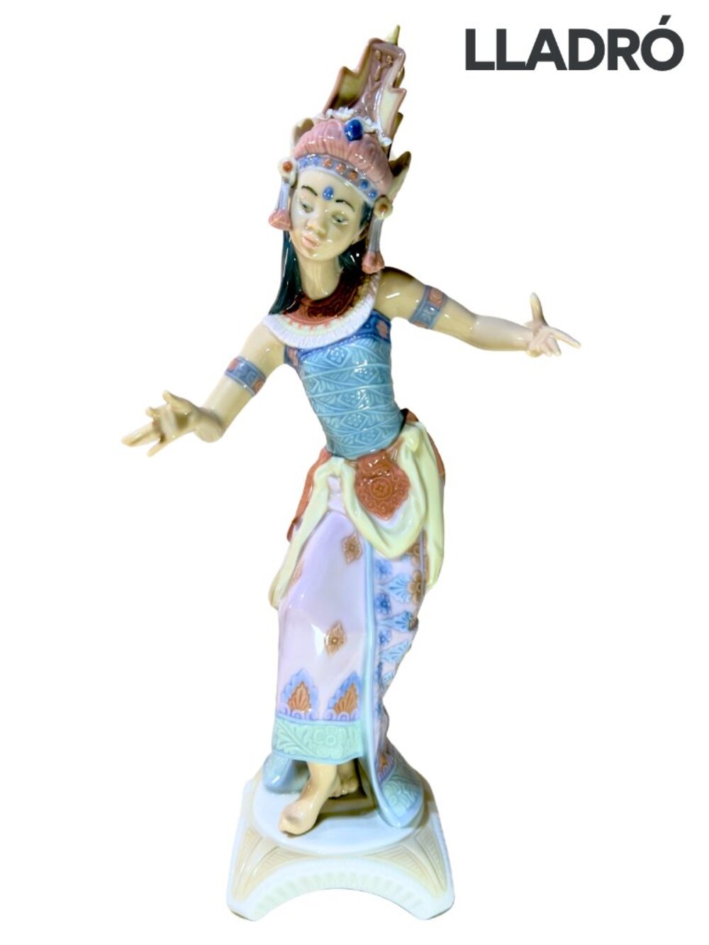 LLADRÓ 01006143 Bali Dancer Porcelain Figurine Retired Spain